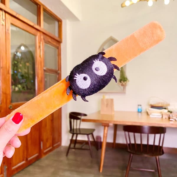 4 stk. Halloween Slap Ring Søde Hånd Ring Spooky Spider Pumpki