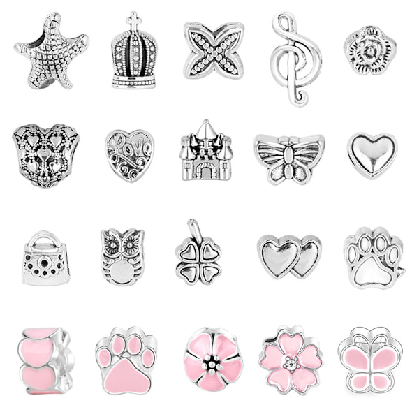Julklapp - Diy Kids Ocean Collection Armband Set i Rosa
