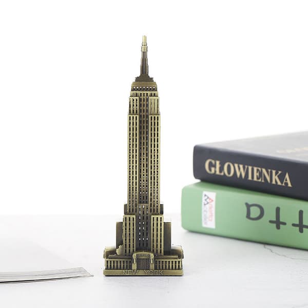 Empire State Building Galvaniserade Turist Souvenirer
