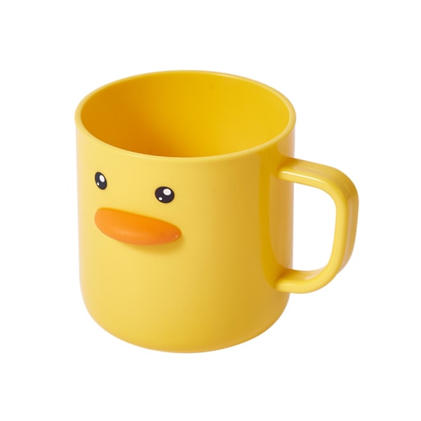 1 Piece Small Yellow Duck Mouth Cup Children's Mouthwash Cup Cut