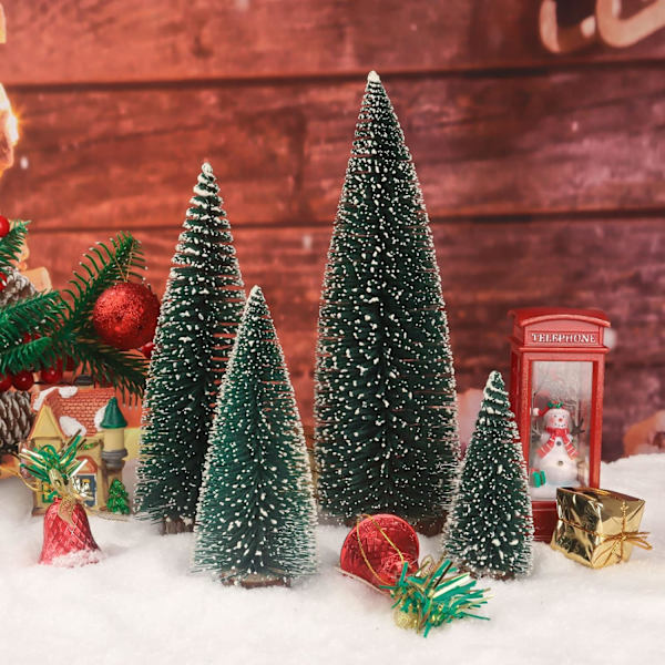 Miniatyr julgran skrivbords julgran liten tall