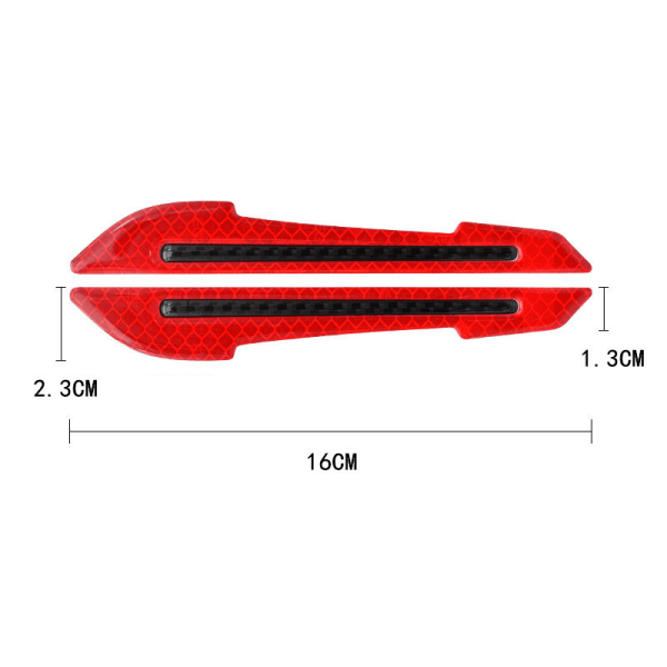 Reflekterende klistremerker for bil, antikollisjonsvarselstape, sporløse