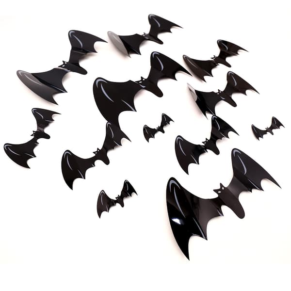 3D Multi-joint Folding Wings 30CM Halloween Stereoskopisk Bat Wal