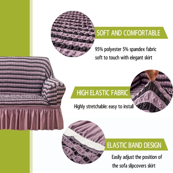 Stretch Cover Cover Tvättbart möbelskydd med