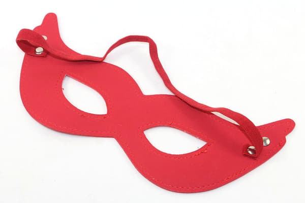 3 stk. sorte, røde og rosa marihøne-ansiktsmasker i papp