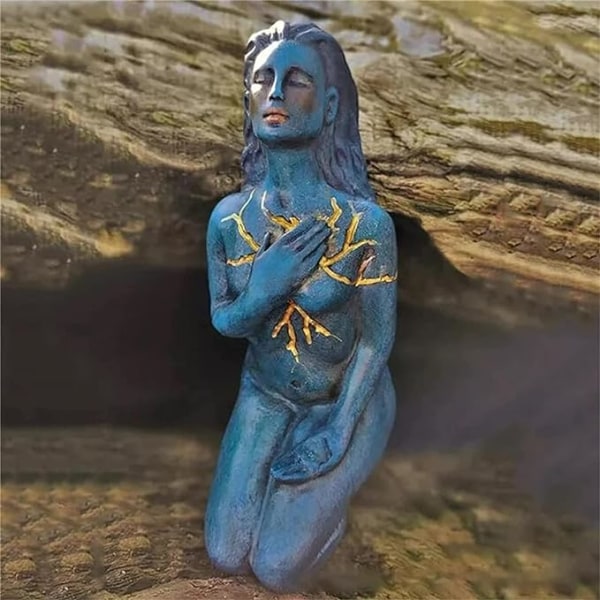 Self Love Spirit Goddess Sculpture - 7,1 tums Healing Goddess Sc