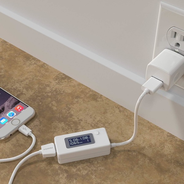USB-virtamittari, virta- ja jännitetesteri, multimetri, USB-lataus
