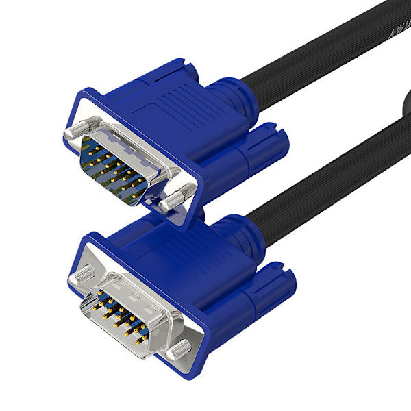 VGA til VGA han-kabel 3m sort
