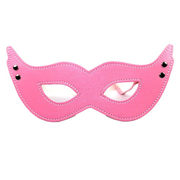 3 stk. sorte, røde og lyserøde mariehøne-ansigtsmasker af pap