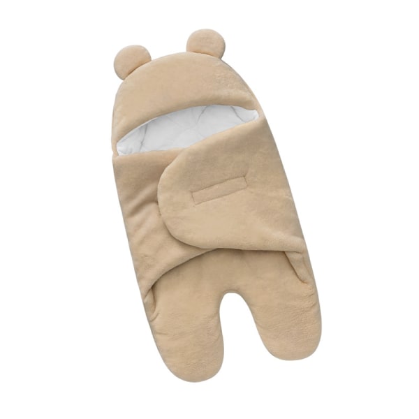 Newborn Receiving Blanket Baby Swaddle Sleeping Blanket (Apricot