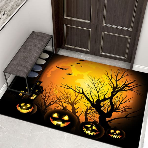 Halloween-dekoration brunnslock clowntapp 50*80cm