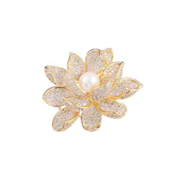 Högkvalitativa zirkoninlagda corsage-kostymaccessoarer
