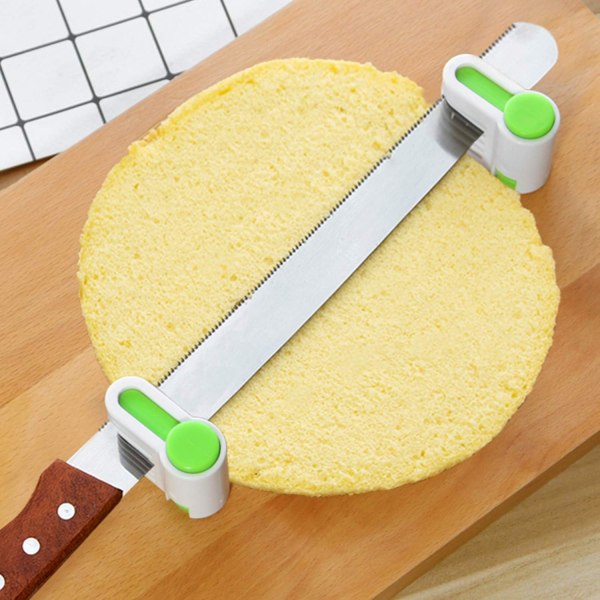 2 set DIY Cake Leveler Slicer Brödskärare Justerbar 5 Canapes