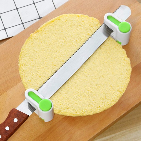 2 sett DIY kakenivå slicer brødkutter justerbar 5 kanapeer