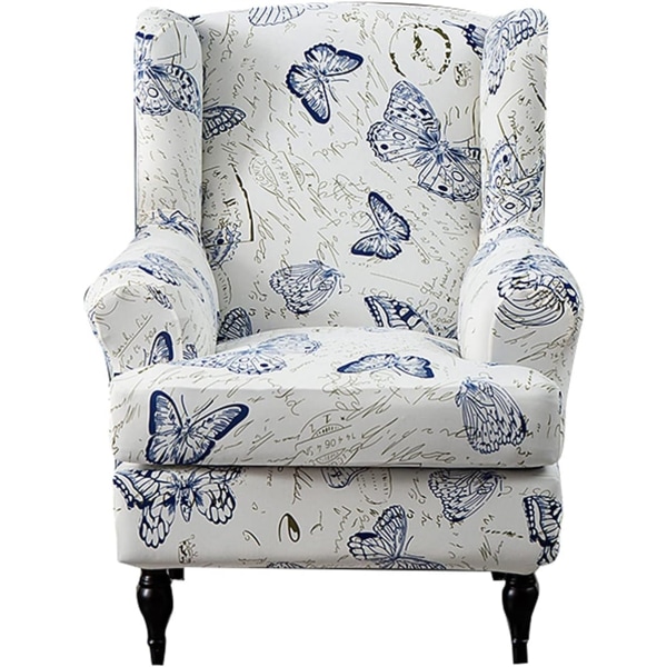 Wingback-fåtöljöverdrag Stretch Spandex Wingback-fåtöljöverdrag Soffa