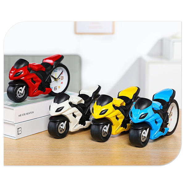 1 Pack Motorcykel Väckarklocka Kreativ Prydnadsklocka Student Ch