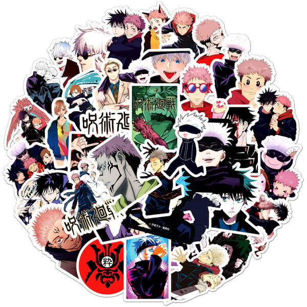 100 stk. japanske anime graffiti-klistermærker vender tilbage til krigen