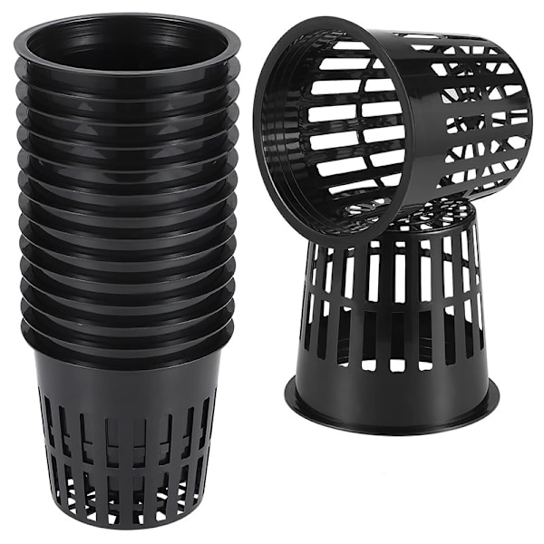 40 stk. Hydroponiske kurve i plast, genanvendelige hydroponiske plantepotter