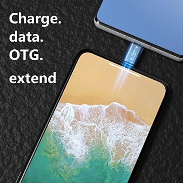 USB C-adapter (4 st), stödjer utökad laddning och dataöverföring