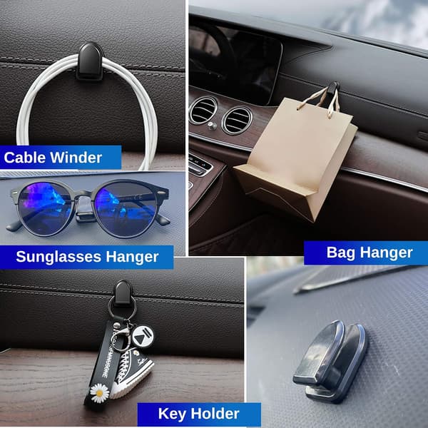 30 stk. Auto Dashboard Krog Holder Multifunktionel Memory Key Krog