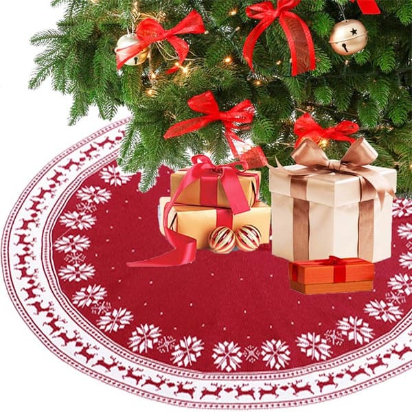 Juletræsskørt Sne Juletræspynt Juletræ