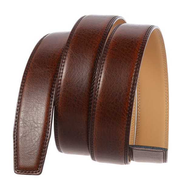 Uformell jeans-belte for menn - brunt belte