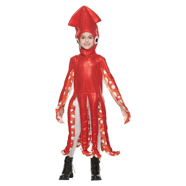 Børns Halloween Kostume Sød Havdyr Sød Blæksprutte En P