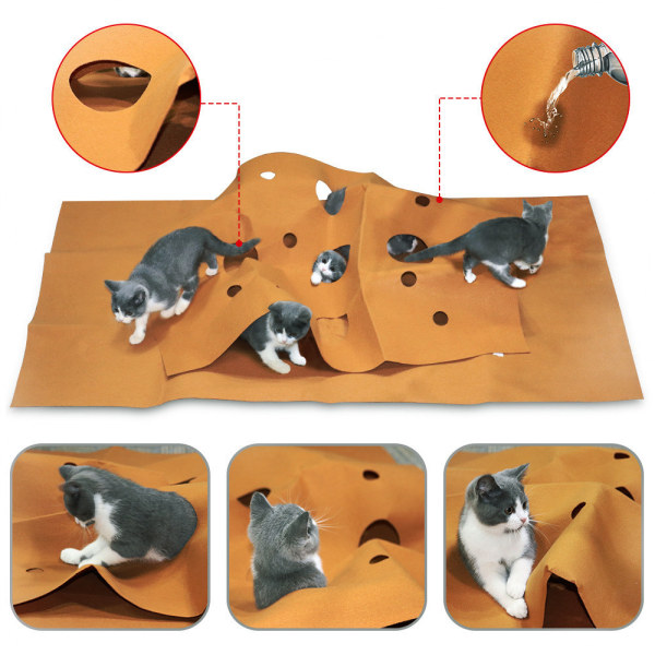 Cat Training Mat Cat Drill and Bite Mat Filt Cat Agility Trainin