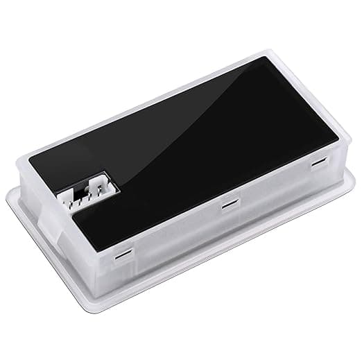 Multifunksjonell 10-100V LCD batterikapasitet voltmeter med temperatur