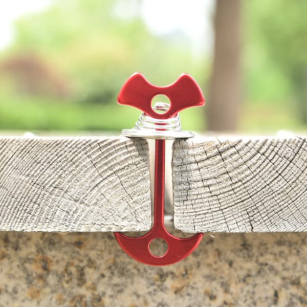 Aluminiumlegering Fishbone Telt Stakes, 5 stk. Dækanker Stakes