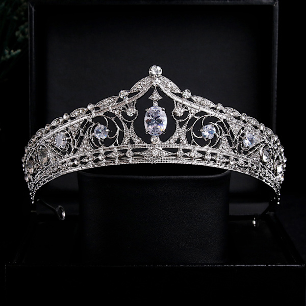 Tiaror och kronor för kvinnor, bröllop tiara för brud, strass