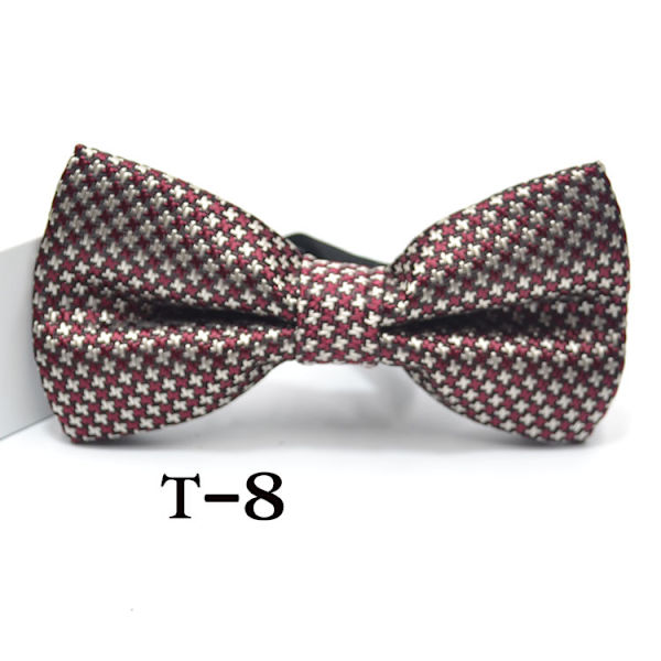9 stycken slipsar för män, jacquard slips för män