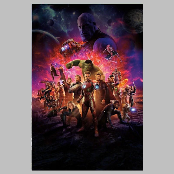 5D Diamantmålning Avengers Serie 3 DIY Full Diamond Decorativ