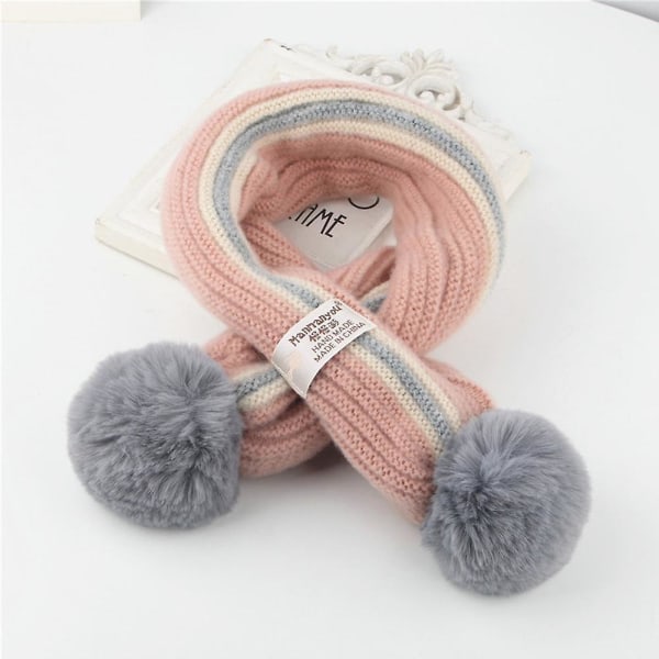 Barn Scarf Pojkar Flickor Vinter Varma Halsdukar Halsvärmare