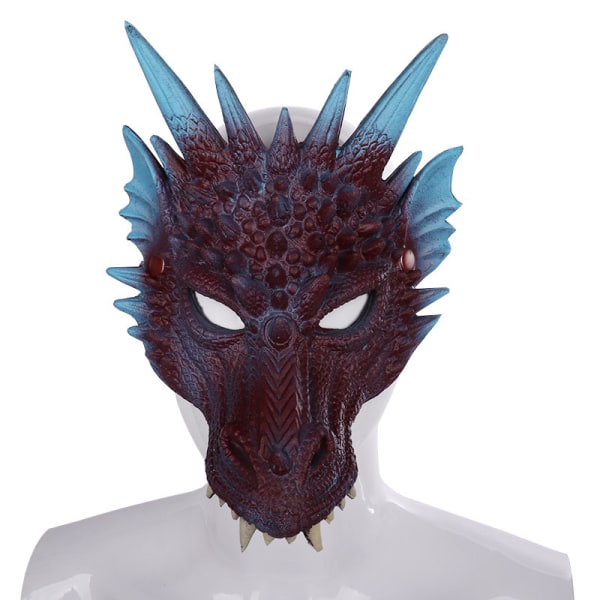 1 x Purple Dragon Head Mask for Festival Party