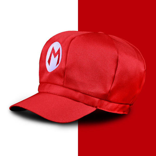 Mario Octagon Hat Super Mario Cartoon Game Hat (vuxenversion)