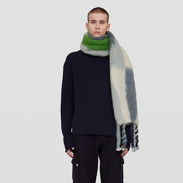 Varmt mohair tørklæde cashmere sjal i efterår og vinter