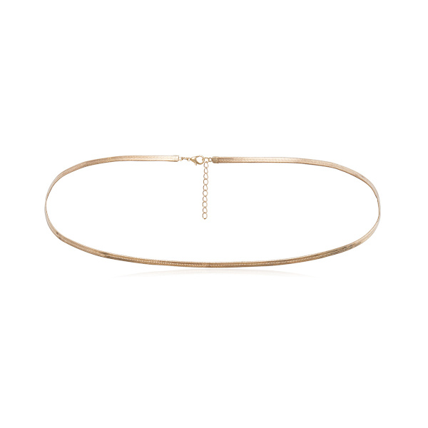 Sexy midje- og magekjeder skinnende bikinikroppskjeder flat slangekropp