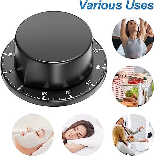 Mekanisk kökstimer, adsorberbar magnetisk timer