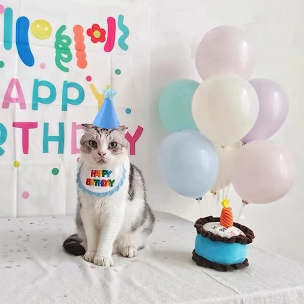 Halsduk för husdjur - Minihund och katt - Festsjalar och hatt