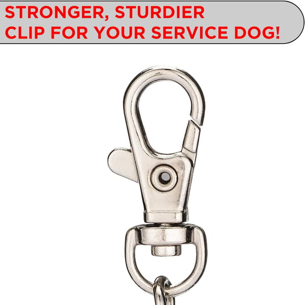 Servicehundmerke, 2-pakning: Metall ID-merker for servicehunder, e