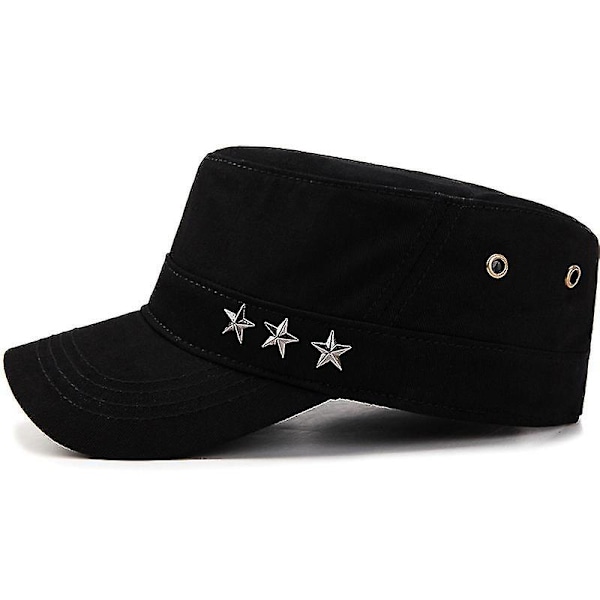 Unisex Classic Army Plain Hat Cadet Combat Field Military Cap Pa