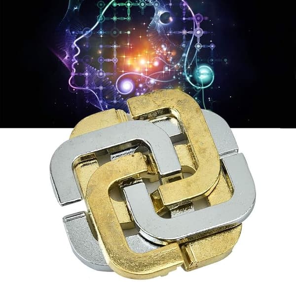 Clover IQ -palapeli, metalli 3D -avauspulmapeli