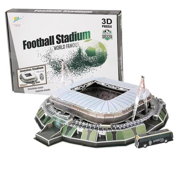 3D tredimensionelt puslespil fodboldbane puslespil 3D puslespil stadion papkonstruktion model børns puslespil legetøj