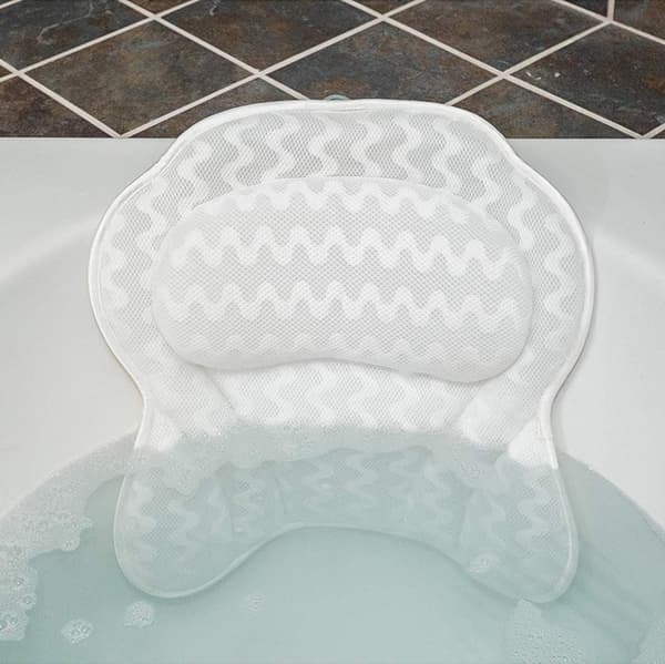Stor sugekopp badekar pute 3D mesh badekar pute