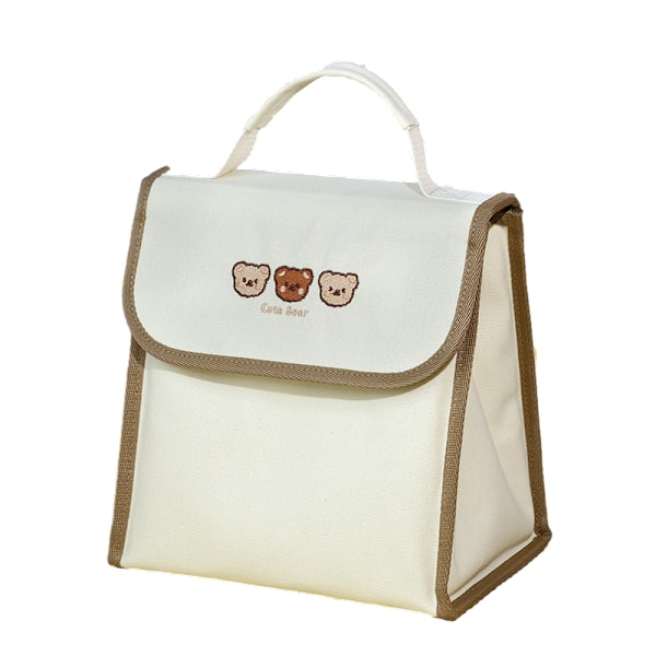 Tegneserie søt tote bag, isolert lunsjpose, lunsjbokspose C