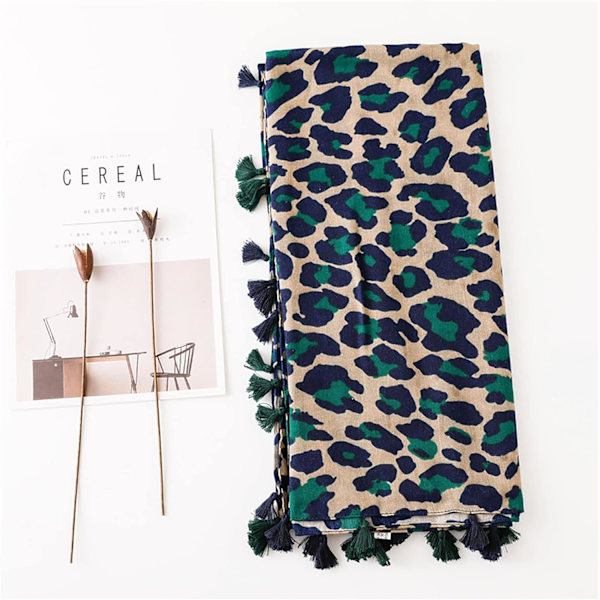 Leopard Print Naisten Huivi - Pashmina Huivi Huivit Charp