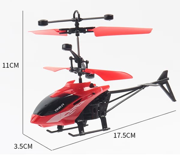 Fjärrkontrollflygplan, hängande helikopter, droppsäker, laddningsbar