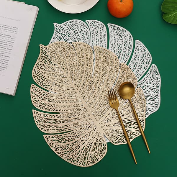 Imitation Hollow Leaves Turtle Leaf Design PVC Isoleret Placema