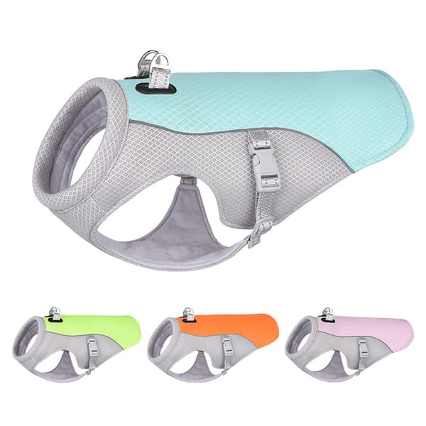 Kølevest til mellemstore og store hunde Light blue L